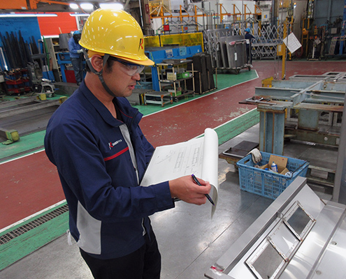 板金製造部 板製品質管理課　2010年入社