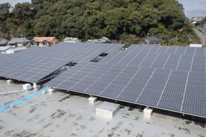 200kW太陽光発電パネル